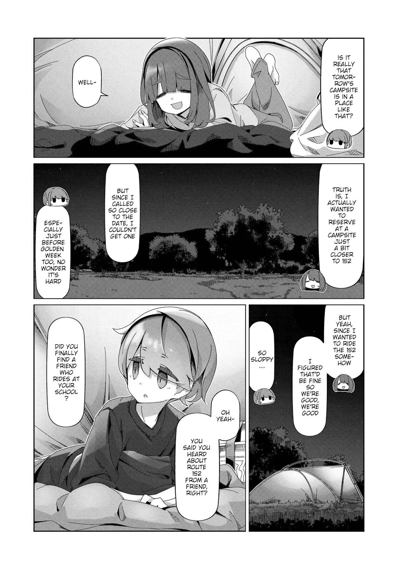 Read Laid-Back Camp EN Manga Online