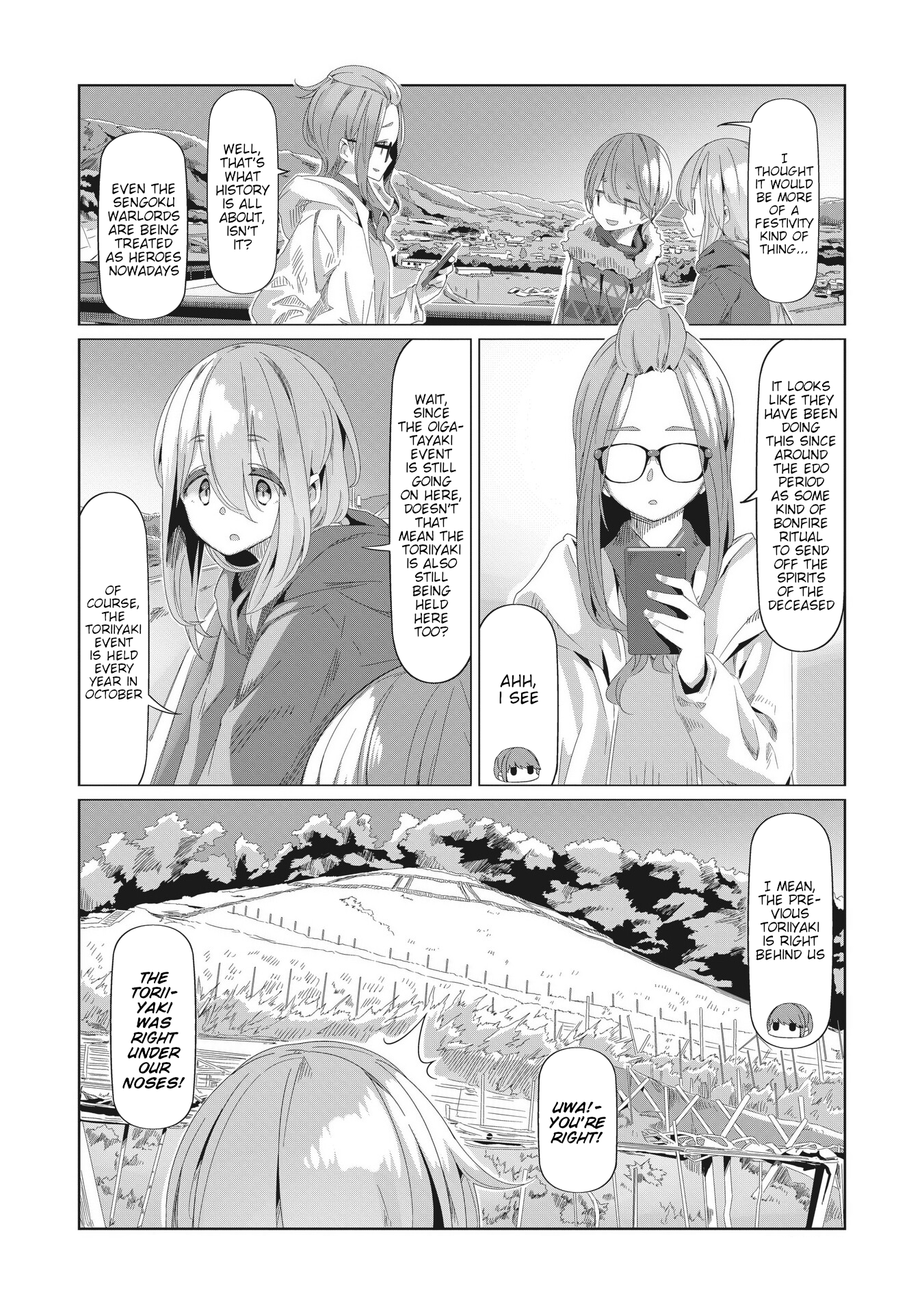 Read Laid-Back Camp EN Manga Online