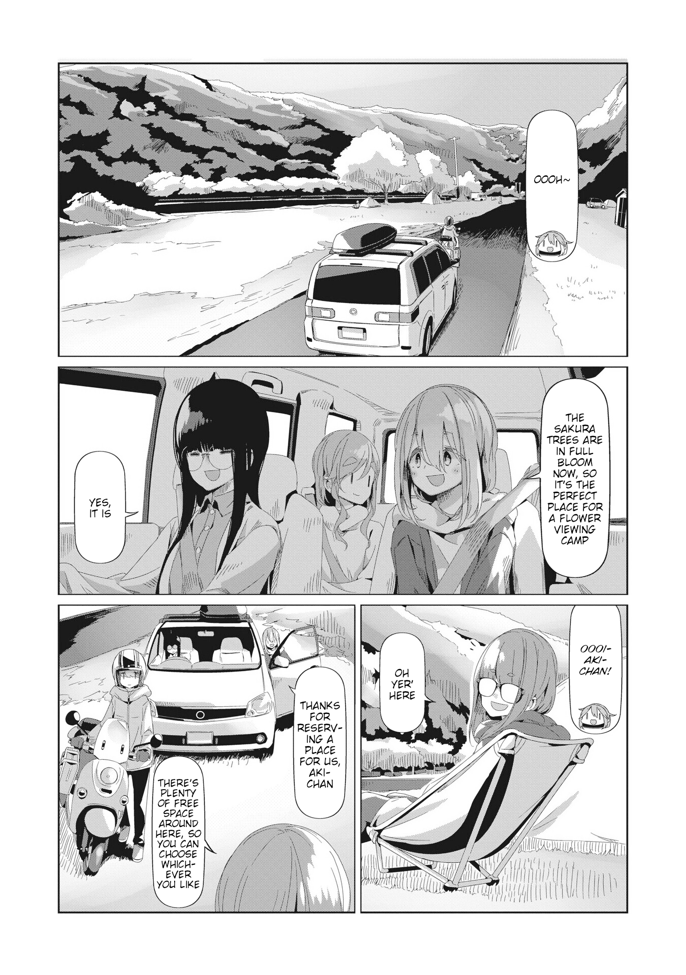 Read Laid-Back Camp EN Manga Online