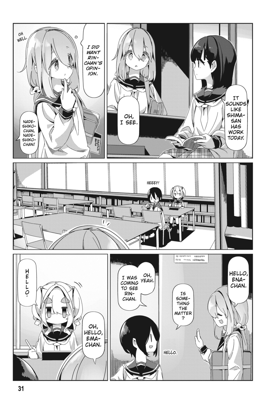 Read Laid-Back Camp EN Manga Online