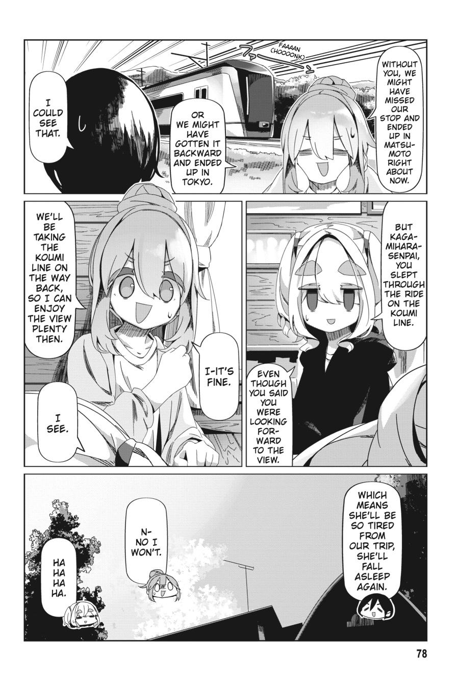 Read Laid-Back Camp EN Manga Online