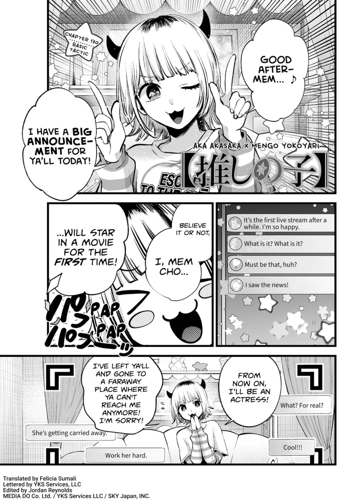 Read Oshi no Ko EN Manga Online