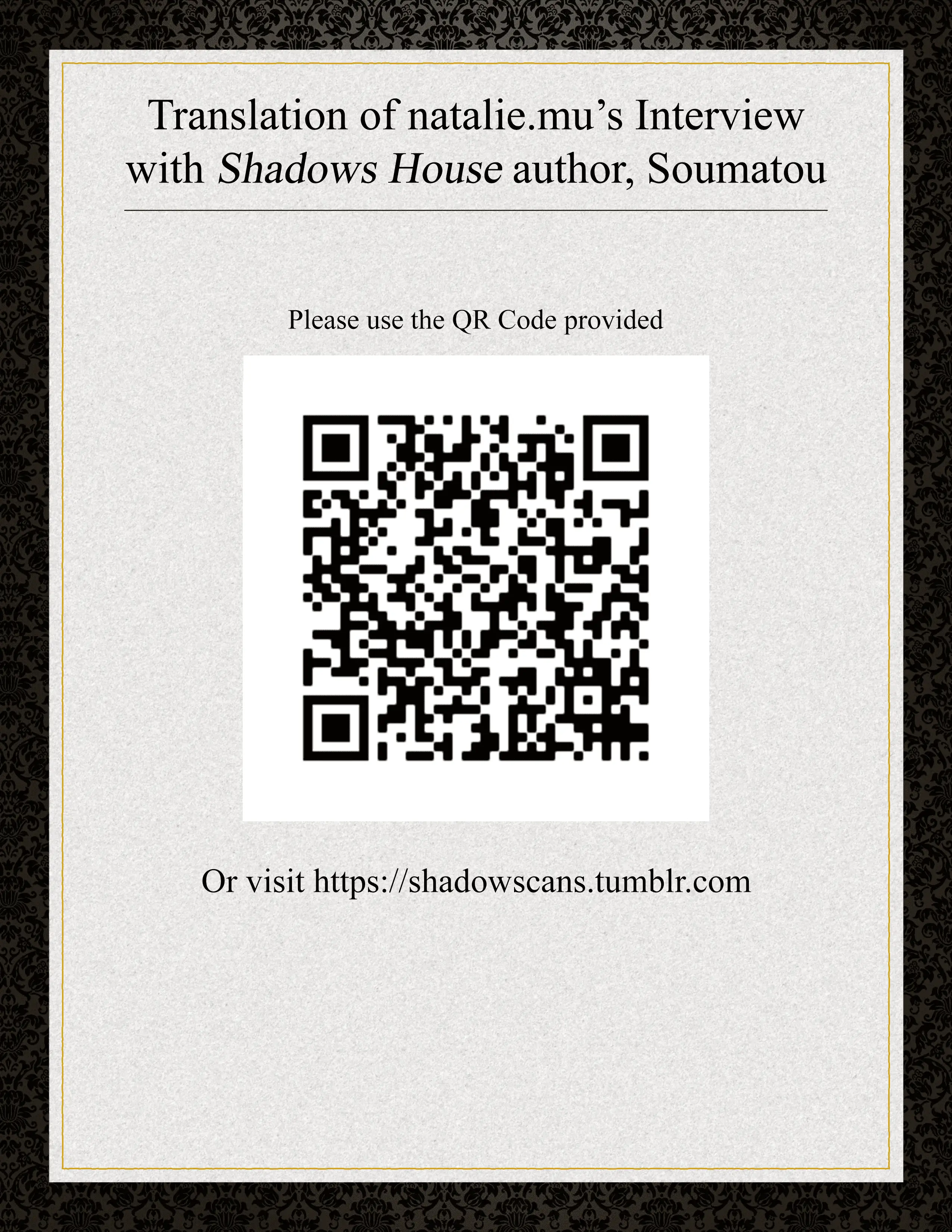 Read Shadows House EN Manga Online