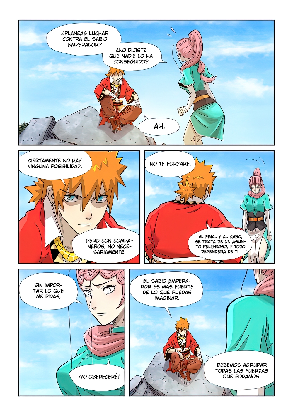 Read Tales of Demons and Gods ES Manga Online