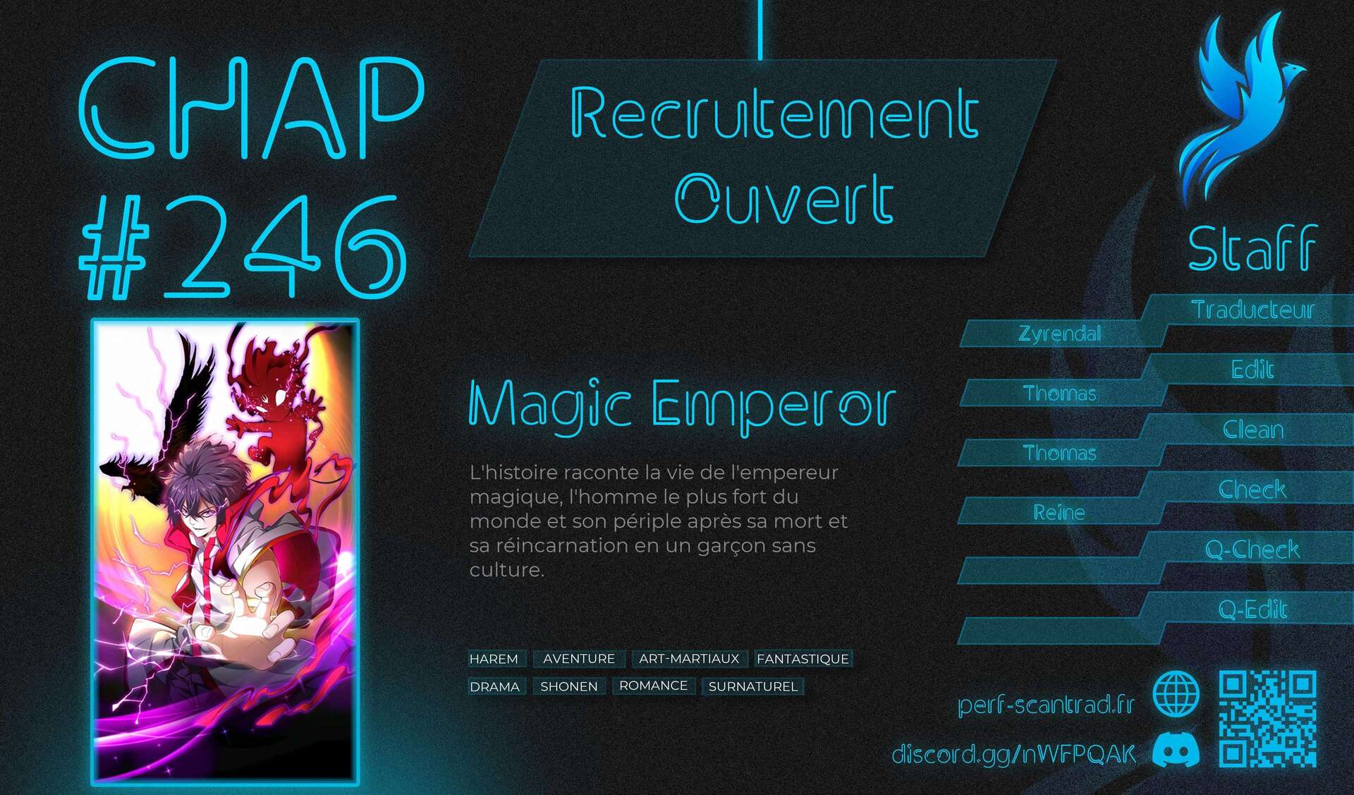 Read Magic Emperor FR Manga Online