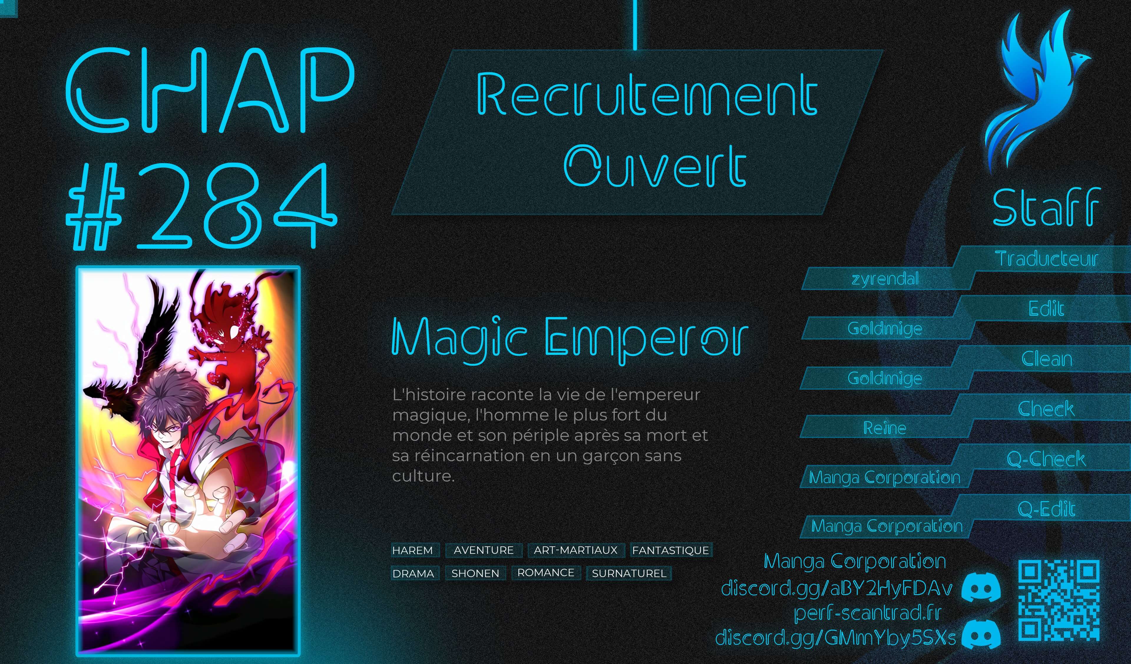 Read Magic Emperor FR Manga Online