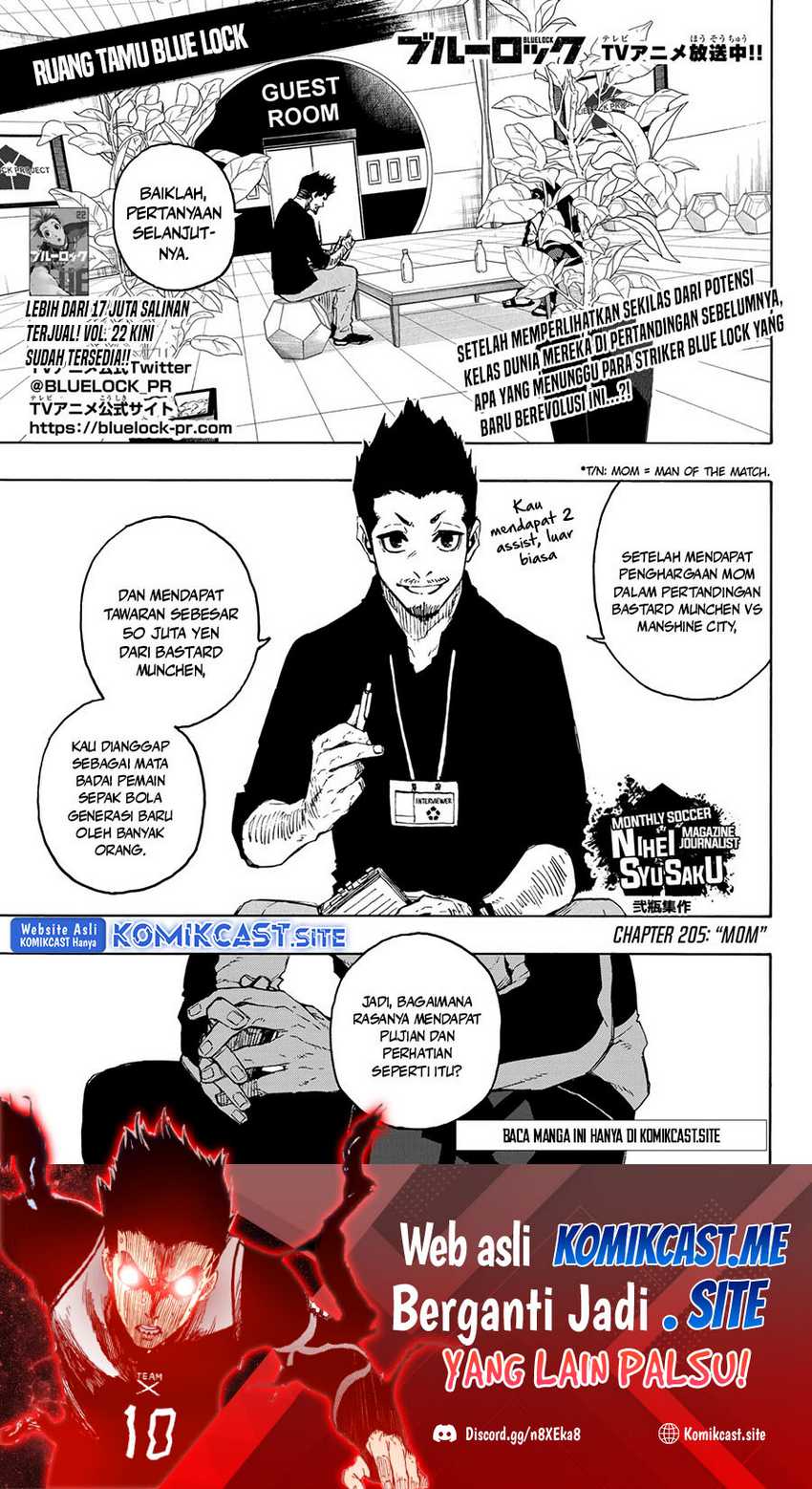 Read Blue Lock ID Manga Online