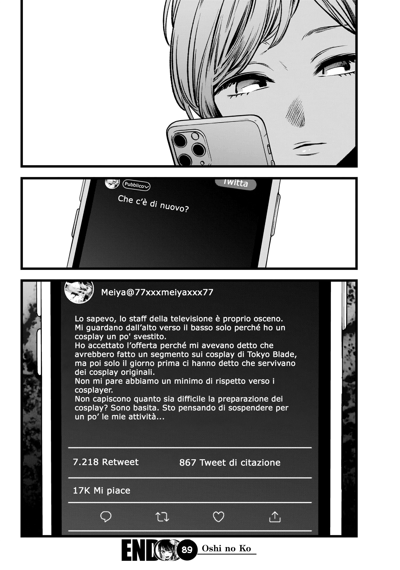 Read Oshi no Ko IT Manga Online